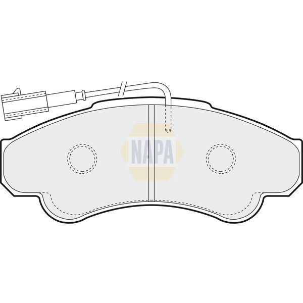NAPA NBP1317 Brake Pads Set