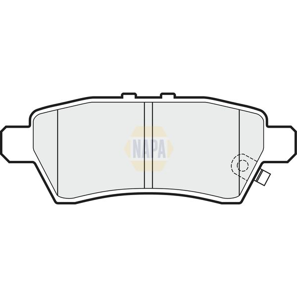 NAPA NBP1404 Brake Pads Set