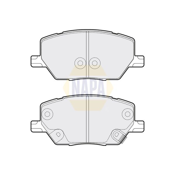 NAPA NBP1626 Brake Pads Set