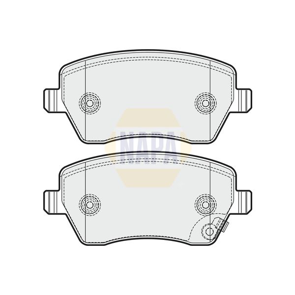 NAPA NBP1874 Brake Pads Set