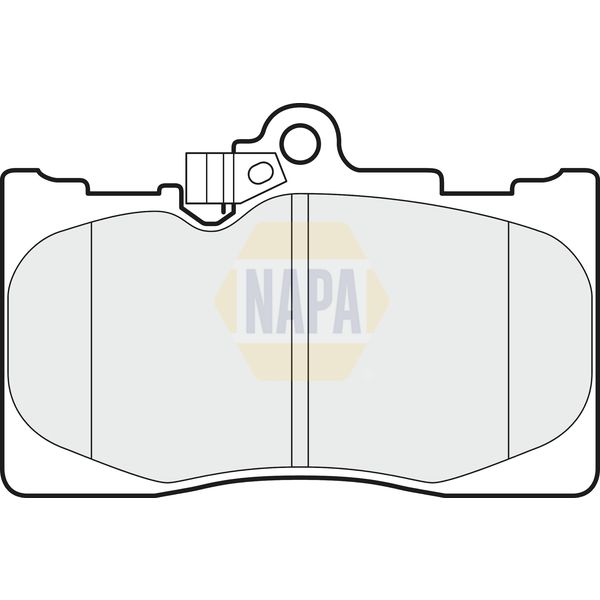 NAPA NBP1882 Brake Pads Set