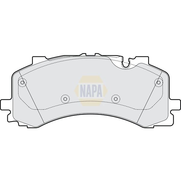 NAPA NBP1905 Brake Pads Set