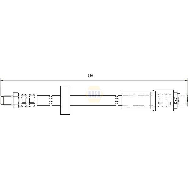 NAPA NBH1154 Brake Hose