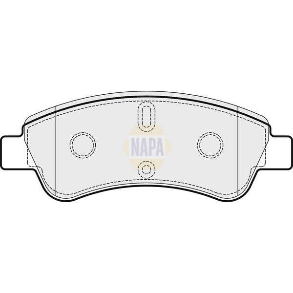NAPA NBP1146 Brake Pads Set