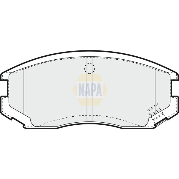 NAPA NBP1853 Brake Pads Set