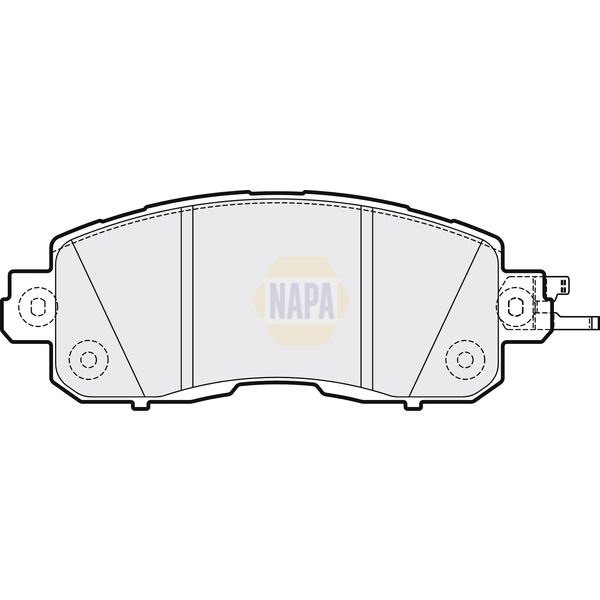 NAPA NBP1893 Brake Pads Set