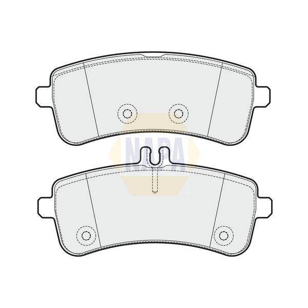 NAPA NBP1898 Brake Pads Set