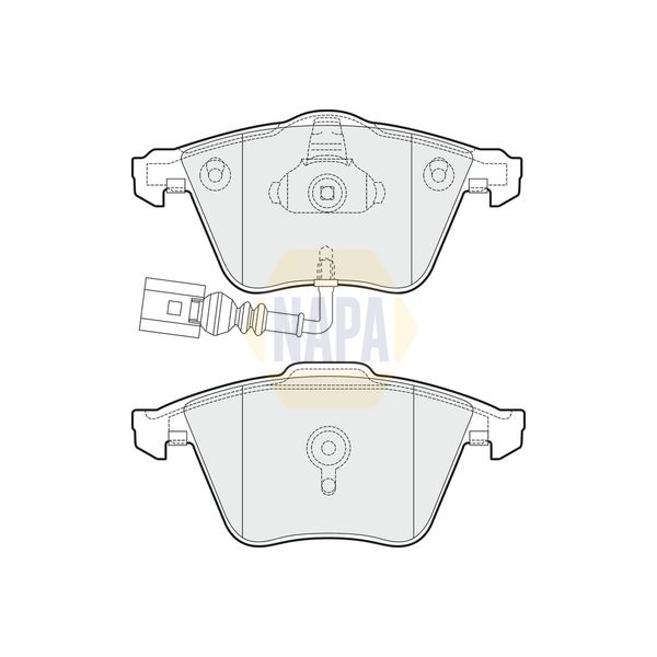 NAPA NBP1873 Brake Pads Set