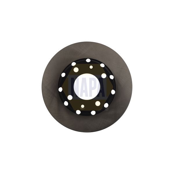 NAPA NBD5949 2x Brake Discs Pair Solid