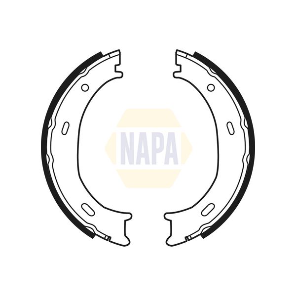 NAPA NBS5010 Handbrake Shoes Set