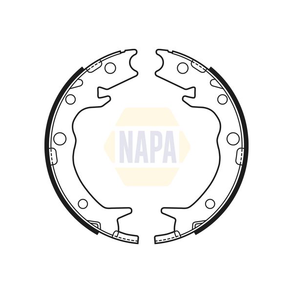 NAPA NBS5021 Handbrake Shoes Set