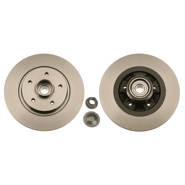 TRW DF6043BS 2x Brake Discs Pair Solid