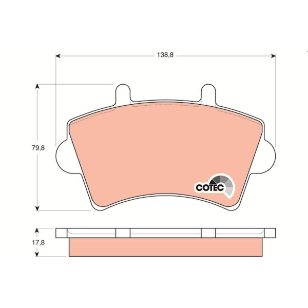 TRW GDB1442 Brake Pads Set