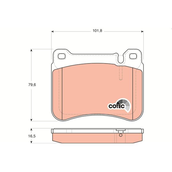 TRW GDB1693 Brake Pads Set