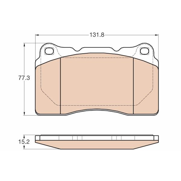 TRW GDB2007 Brake Pads Set