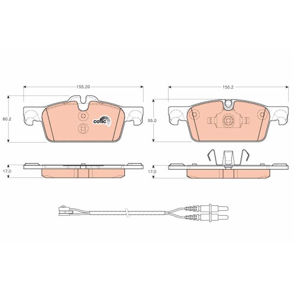 TRW GDB1929 Brake Pads Set