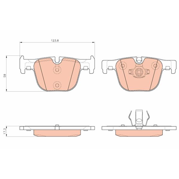 TRW GDB1937 Brake Pads Set