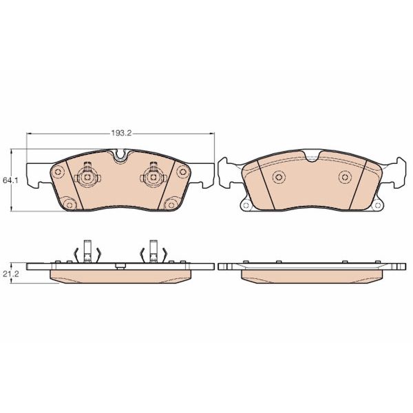 TRW GDB1946 Brake Pads Set