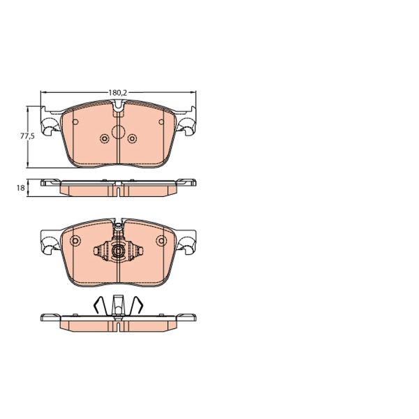 TRW GDB2145 Brake Pads Set