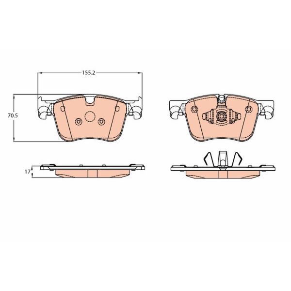 TRW GDB2193 Brake Pads Set