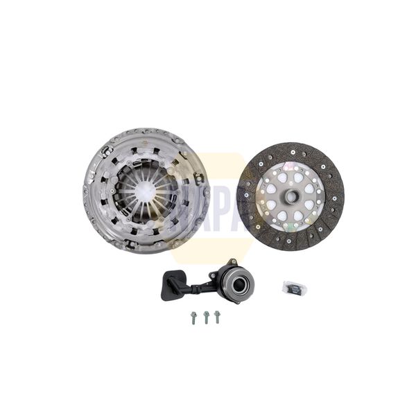 NAPA NCL1384 Clutch Kit 3pc (Cover+Plate+CSC)