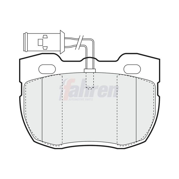 Fahren FBP3417 Brake Pads Set