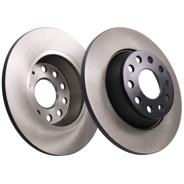 NAPA NBD5061 2x Brake Discs Pair Solid