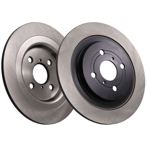 NAPA NBD5097 2x Brake Discs Pair Solid