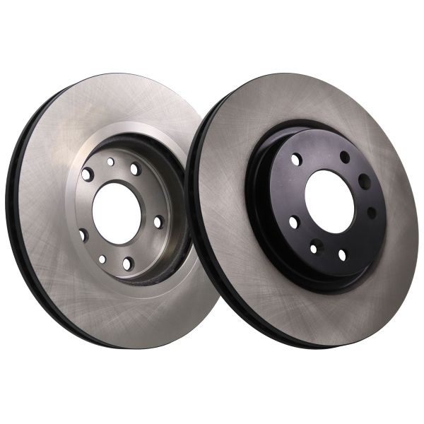 NAPA NBD5199 2x Brake Discs Pair Vented