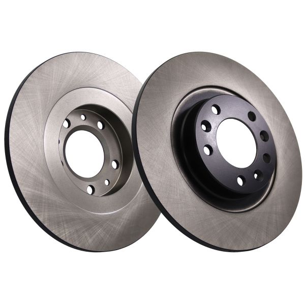 NAPA NBD5465 2x Brake Discs Pair Solid