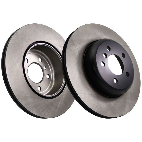 NAPA NBD5687 2x Brake Discs Pair Vented