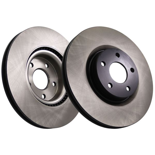 NAPA NBD5890 2x Brake Discs Pair Vented