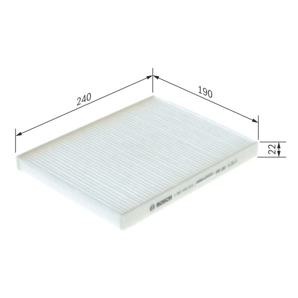 Bosch 1987432215 Pollen / Cabin Filter