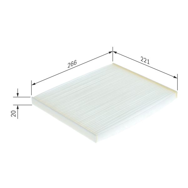 Bosch 1987432188 Pollen / Cabin Filter