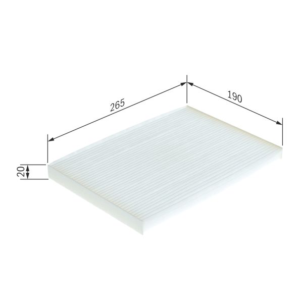 Bosch 1987432238 Pollen / Cabin Filter