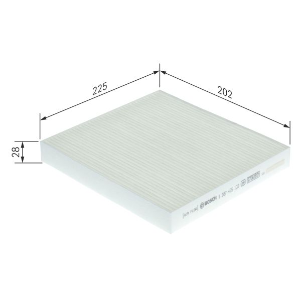 Bosch 1987435133 Pollen / Cabin Filter