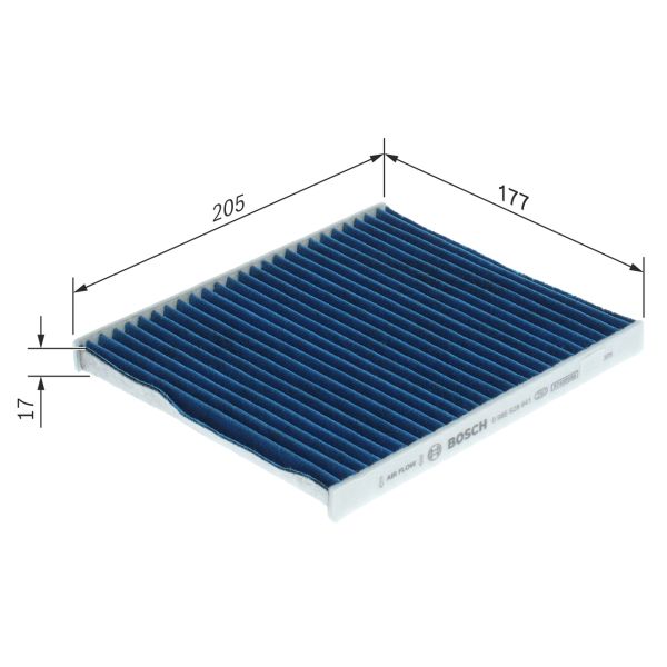 Bosch 0986628641 Pollen / Cabin Filter