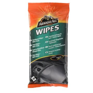 Armorall 35020ML 20 Count Dashboard Wipes Matt Pouch