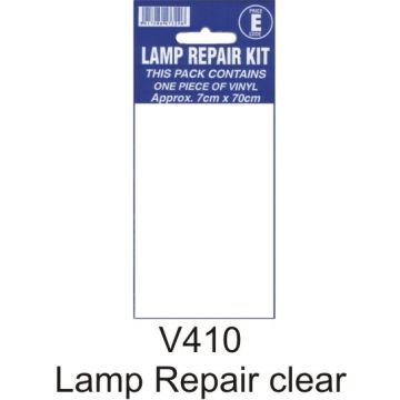 Castle V410 Lamp Repair Clear Sticker