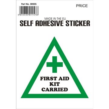Castle V45 First Aid Kit Sticker