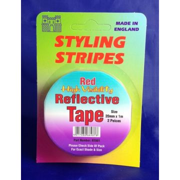 Castle RTR Reflective Tape Red