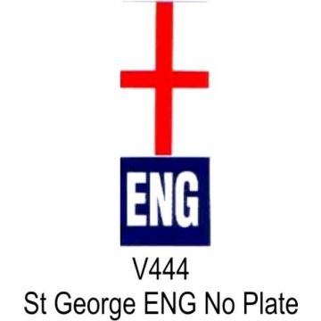 Castle V444 St George Eng No Plate Sticker