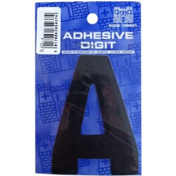 Castle DPX12A A - 3in Adhesive Black Pack Of 12