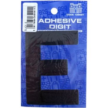 Castle DPX12E E - 3in Adhesive Black Pack Of 12