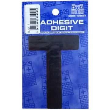 Castle DPX12T T - 3in Adhesive Black Pack Of 12