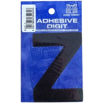 Castle DPX12Z Z - 3in Adhesive Black Pack Of 12
