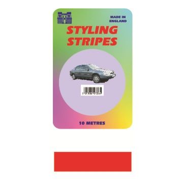 Castle CPS02R 6mm Single Stripe Red