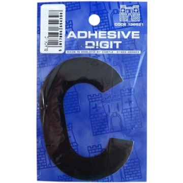 Castle DPX12C C - 3in Adhesive Black Pack Of 12