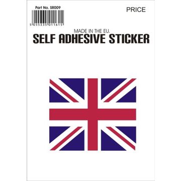 Castle V10 Union Jack Small Sticker
