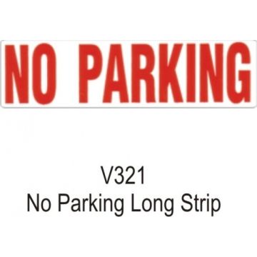 Castle V321 No Parking Long Strip Sticker